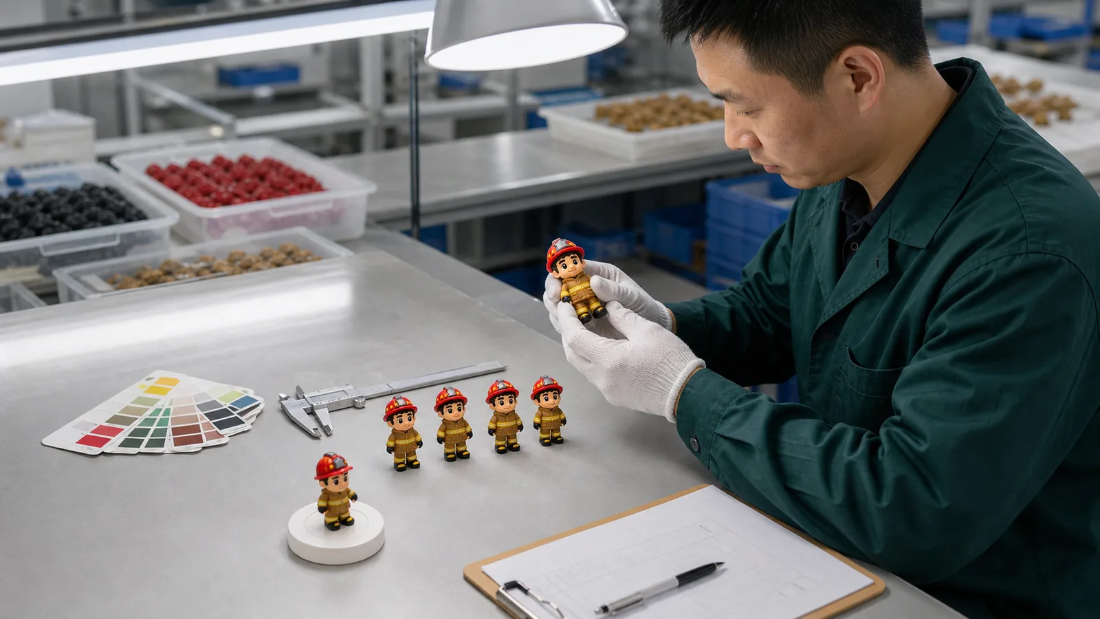 Quality control inspection for custom promotional products